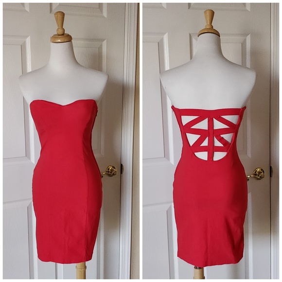 City Studio Dresses & Skirts - City Studio strapless bodycon dress sz 5/6